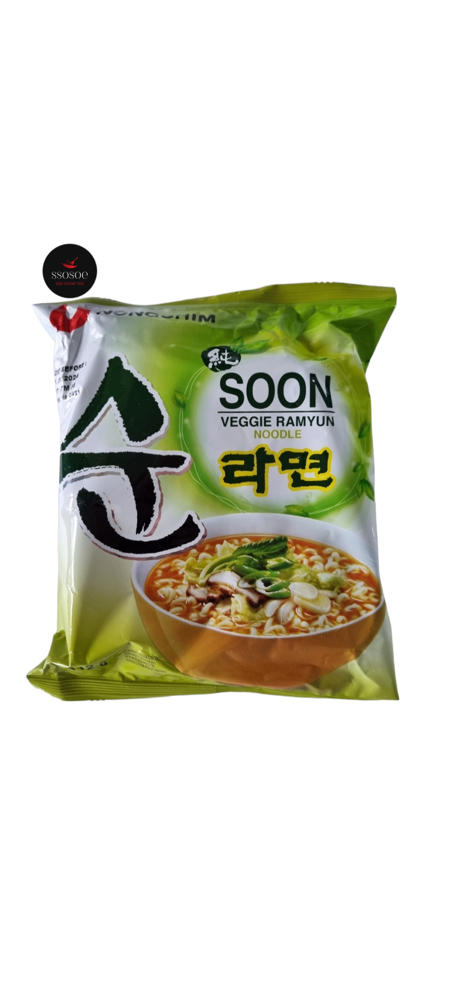 TMC 11/01/24-Noodles istantanei in zuppa di verdure (non piccante) - N –  SSOSOE